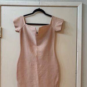 Few Moda Elegant Pink Cap Sleeve Dress